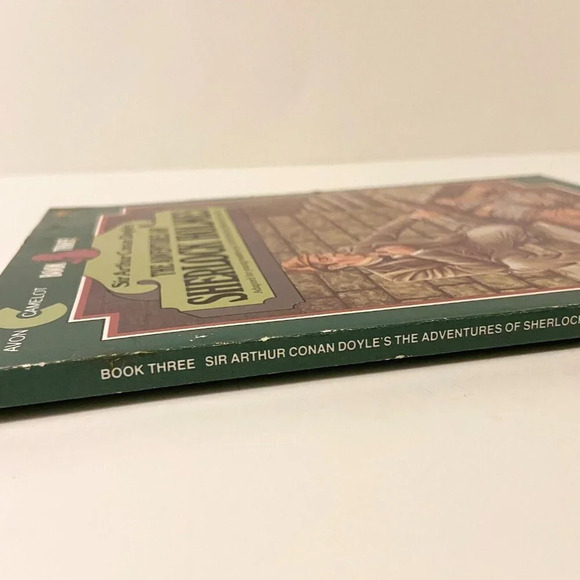 Vintage 1981 Sir Arthur Conan  Doyles The Adventures of Sherlock Holmes Book 3 - Picture 13 of 14